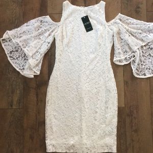 White lace party dress